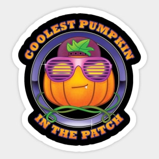 Coolest Pumpkin in the Patch ( Coolest Pumpkin EVER ) Sticker